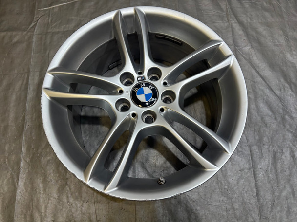 2008-2013 BMW 135i 18x8.5" Style 261 Twin 5 Spoke Rear Wheel Rim / OEM / B1014