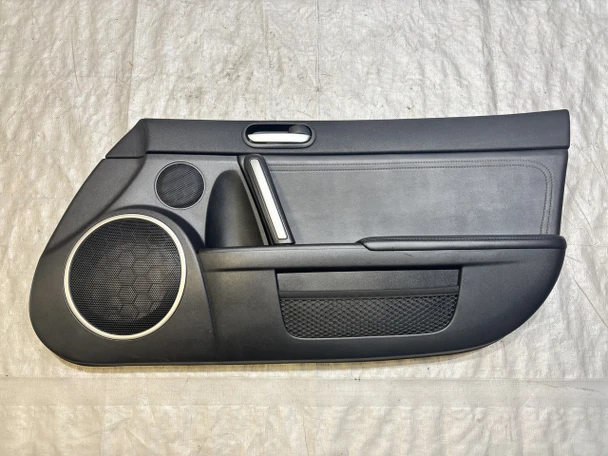 2009-2015 Mazda Mx5 Miata Passenger Side Interior Door Panel / Black Leather /   NC114