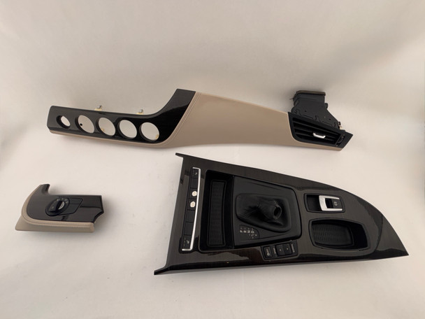 2009-2011 BMW E89 Z4 Interior Dashboard / Console Trim Set - Anthracite Fine Wood /   Z4909