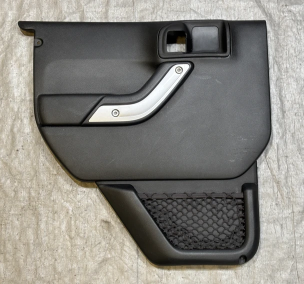 2011-2018 Jeep Wrangler JK Unlimited 4DR Driver Side Rear Interior Door Panel / Black /   JK019