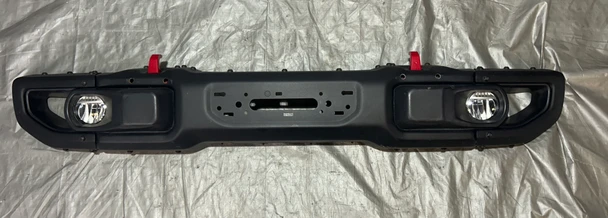 2018-2024 Jeep Wrangler JL Rubicon Steel Front Bumper w/ Tow Hooks / LED / JL015