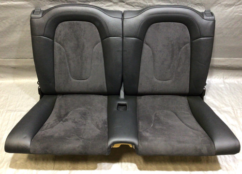 2008-2015 Audi TT Coupe Rear Seat Set / Black Leather / Alcantara ...