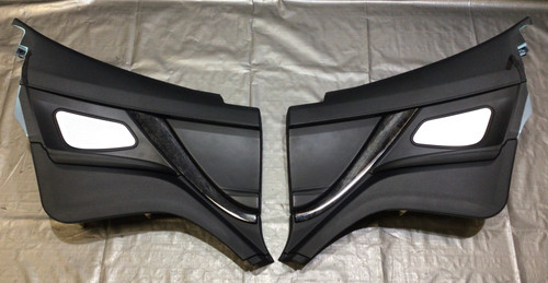 2013-2015 F13 BMW M6 Coupe Rear Interior Quarter Panels / Black Leather ...