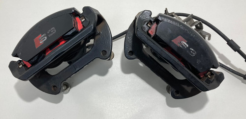 2015-2020 Audi S3 340mm Front Brake Calipers / Pair / Black / 108K