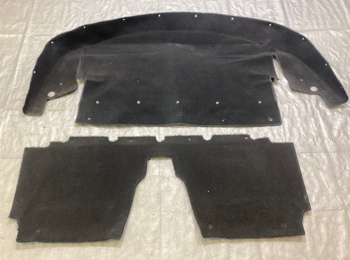 1990-1997 Mazda Miata Rear Parcel / Firewall Carpet Set / Black