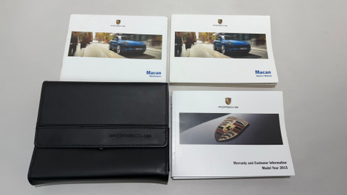 2015 Porsche Macan Turbo Factory Owner s Manual W Case PM006 2015-porsche-macan-turbo-factory-owner-s-manual-w-case-pm006