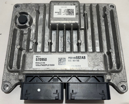 2023 Jeep Wrangler Gladiator JT 3.6l Engine Control Module ECU ...