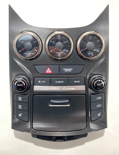 2013-2016 Hyundai Genesis Coupe Climate Control / Center Gauge Stack ...