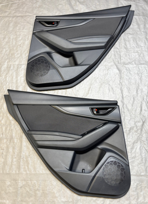 2022-2024 Subaru WRX OEM Rear Interior Door Panels / Pair / SW007