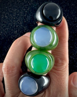 THE CANDY VISION RING - GLOSSY HAND CARVED GEMSTONES