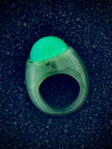 THE CANDY VISION RING - GLOSSY HAND CARVED GEMSTONES