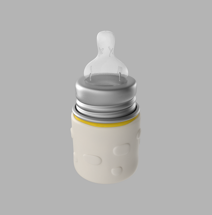 Klean Kanteen Kid Kanteen: Wide Mouth Stainless Steel Baby Bottle with Dust Cover