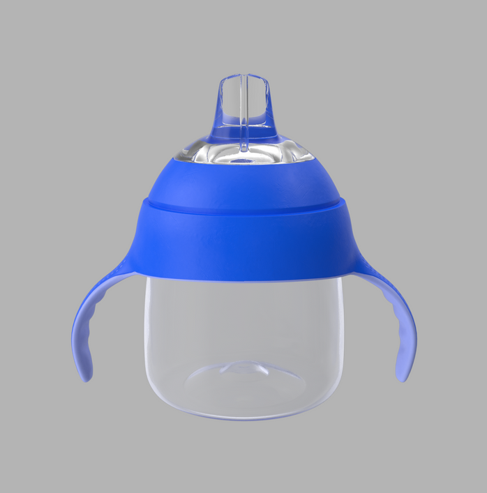 Kids Sippy Cup with Silicone Straw for No-Spill Drinking