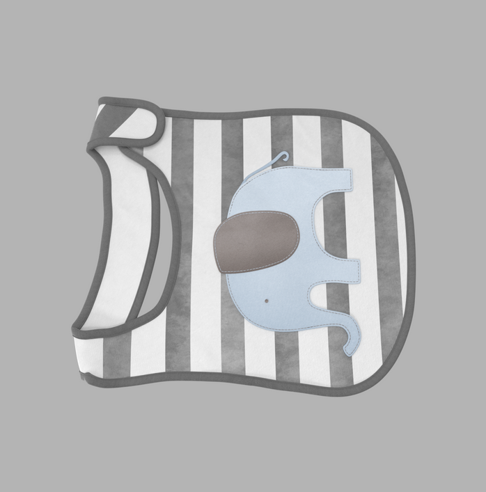 Breathable Cotton Baby Bib for Drooling and Teething Toddlers