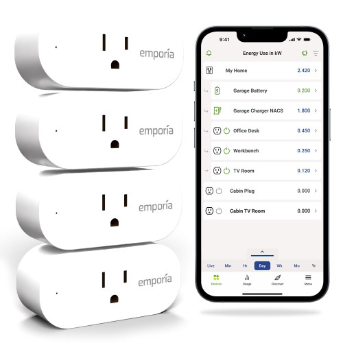 Smart Plug Power Monitor WiFi Energy Meter Socket – Remote Control