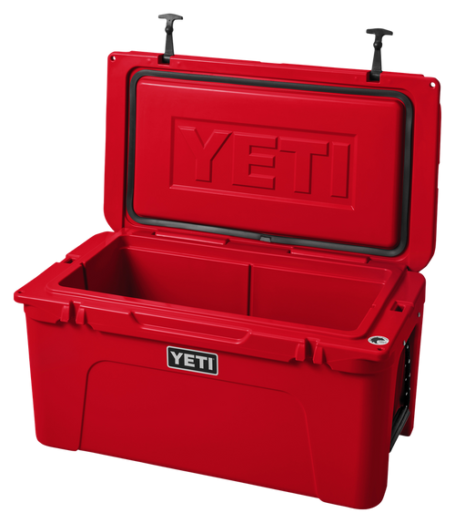 48QT Wheeled Insulated Cooler – Heavy-Duty Waterproof Ice Chest with Handle (Rescue Red)