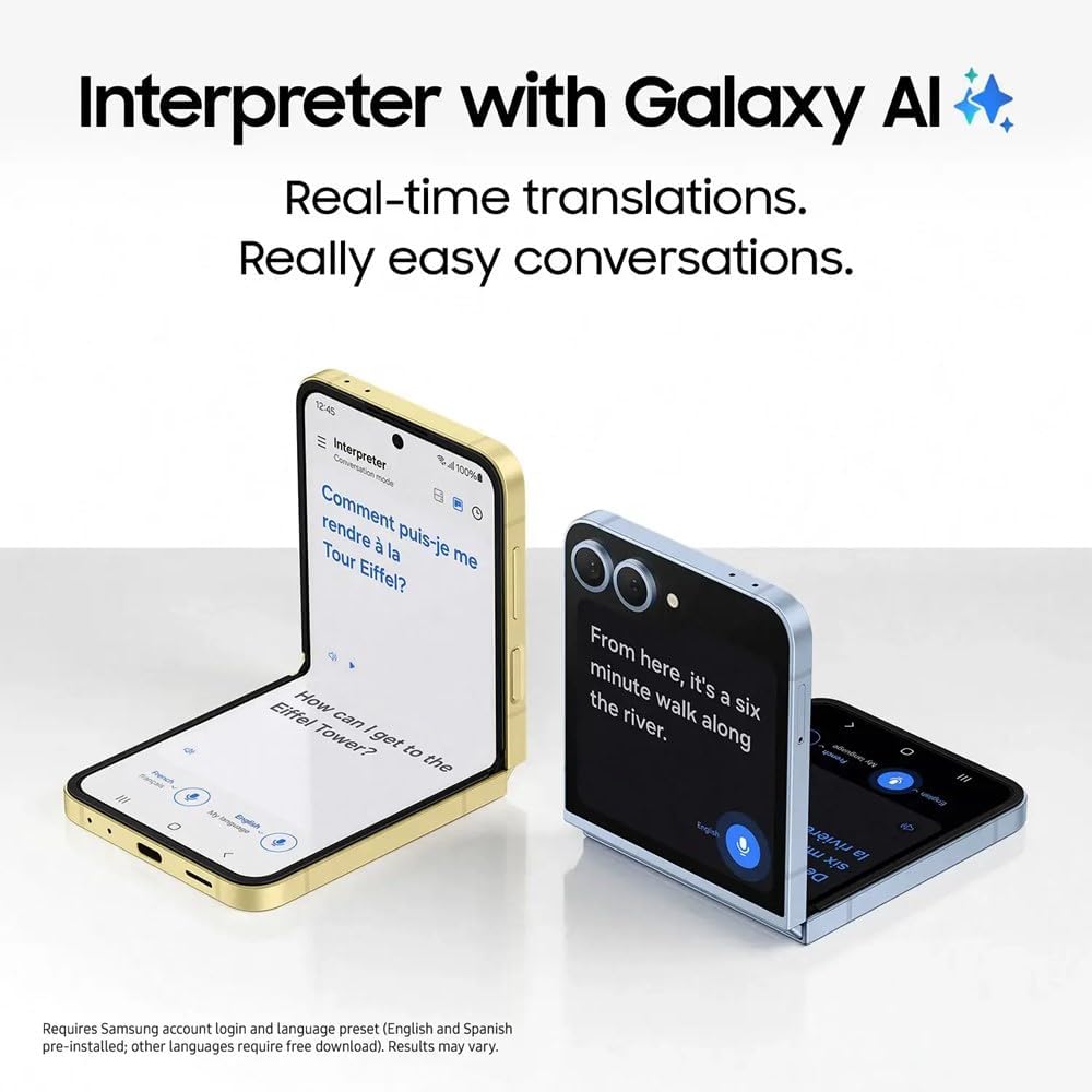 SAMSUNG Galaxy Z Flip 6 AI Cell Phone