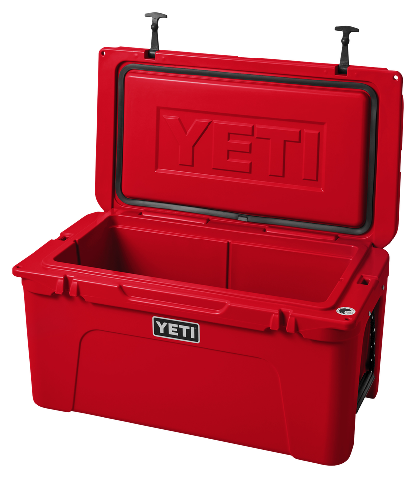 48QT Wheeled Insulated Cooler – Heavy-Duty Waterproof Ice Chest with Handle (Rescue Red)