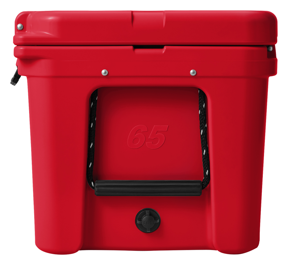 48QT Wheeled Insulated Cooler – Heavy-Duty Waterproof Ice Chest with Handle (Rescue Red)