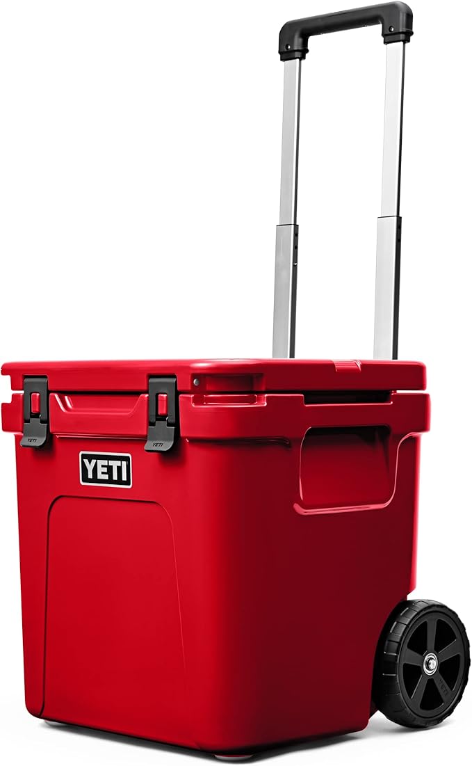YETI Roadie 48QT Wheeled Insulated Cooler – Heavy-Duty Ice Chest with Handle