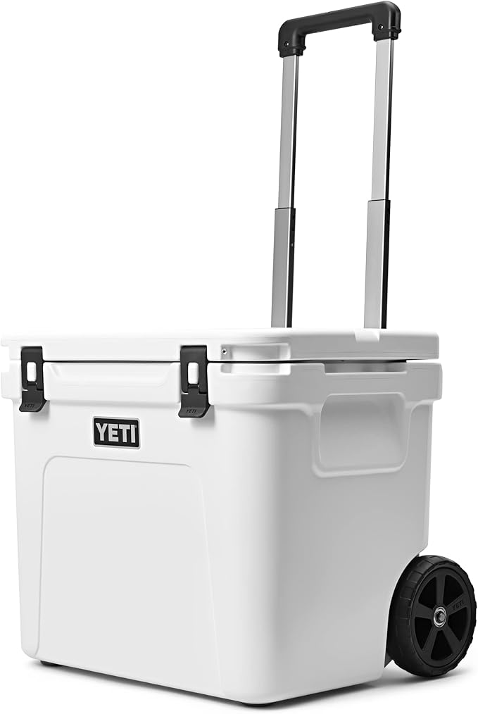 Yeti Roadie 60QT Wheeled Insulated Cooler – Heavy-Duty Ice Chest with Periscope Handle