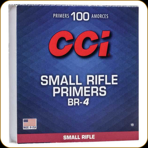 CCI - Small Rifle Bench Rest Primers - BR-4 - 100ct - 0019