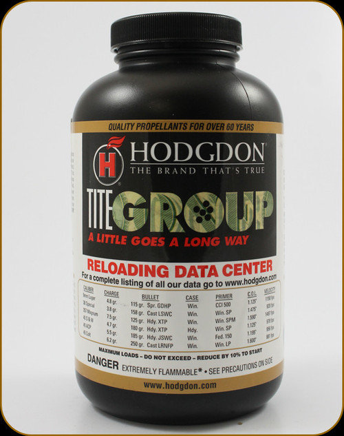 Hodgdon - Titegroup - Smokeless Pistol Powder - 1lb - TG1