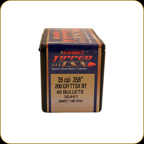 Barnes - 35 Cal - 200 Gr - TTSX (Tipped Triple-Shock X) - Boat Tail - 50ct - 30461