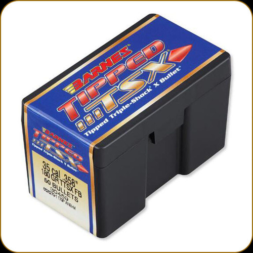 Barnes - 35 Cal - 180 Gr - TTSX (Tipped Triple-Shock X) - Flat Base - 50ct - 30459