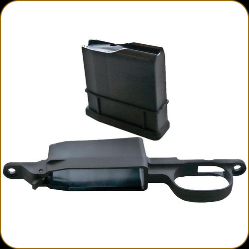 Adaptive Technologies Inc - Howa 1500/Wby Vanguard AmmoBoost Floorplate + Magazine Kit - 243Win/7mm-08Rem/308Win - 5 Round - ATIK5R308