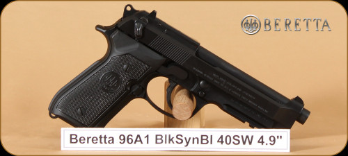 Beretta - 96AI - 40S&W - Blk/Blued, 3-12 shot mags, Picatinny Rail, 4.9"