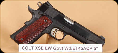 Colt - 45ACP - XSE Lightweight Govt - Wd/Bl, 2 mags, 5"