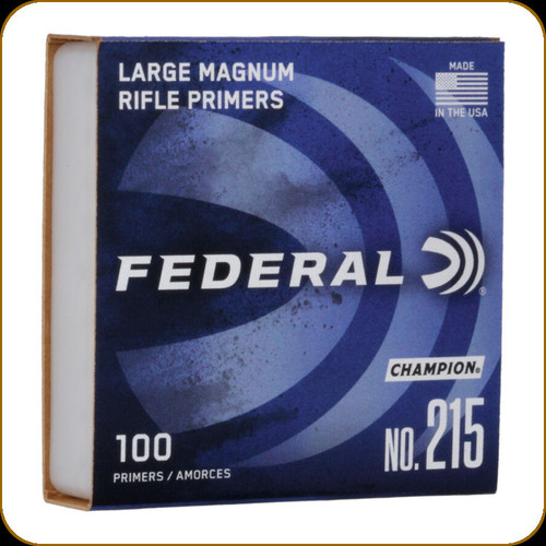 Federal - Large Magnum Rifle Primers - No. 215 - 100ct