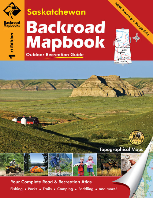 BACKROAD MAPS - SASKATCHEWAN - SPIRAL BOUND