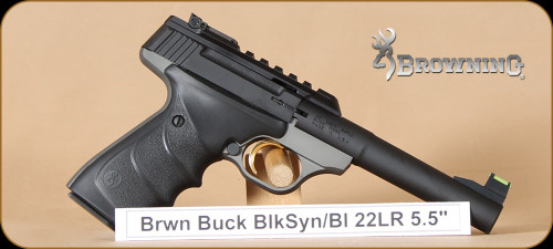 Browning - Buckmark - 22LR - Plus Practical URX, Overmolded Ultragrip/matte blue, 5.5", soft case