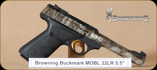 Browning - Buckmark - 22LR - Camper UFX, BlkSyn/Camo, 5.5"