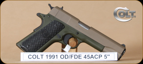 Colt - 45ACP - 1991-A1 - OD Green/Flat Dark Earth, 5", Series 80
