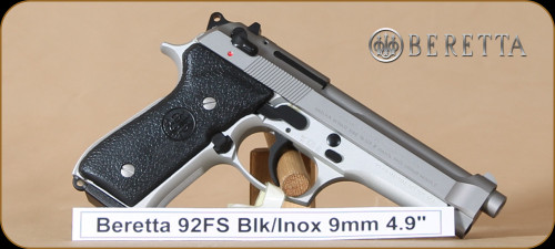 Beretta - 92FS - 9mm - BlkSyn/SS, 5"