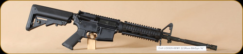 Colt - LE6920 OEM1 - 5.56NATO - BlkSyn/Bl, LWRC Quad Rail, Retractable stock, 16"