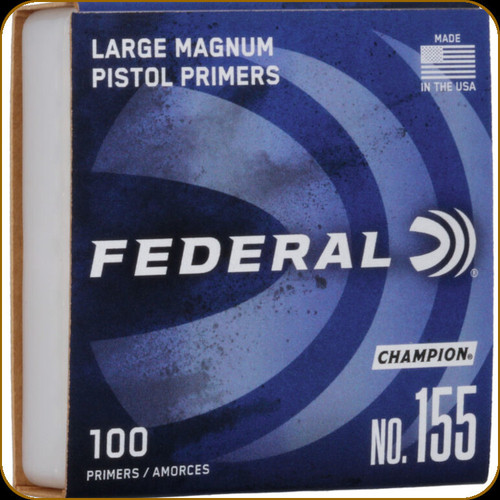 Federal - Large Magnum Pistol Primers - No. 155 - 100ct