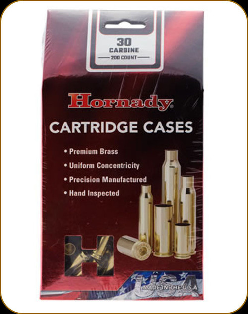 Hornady - 30 Carbine - Unprimed Brass - 200ct - 8650