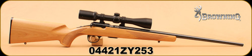 Consign - Browning T-Bolt - 22Mag -Limited Edition - Maple/Bl, 22", Burris Fullfield 3-9x40
