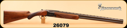 Consign - Browning - 12ga/2.75"/30" - Superposed - Wd/Bl, Fixed Chokes, F/M, Round knob long tang