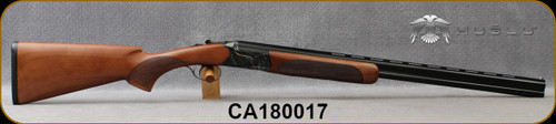 Consign - Huglu - 28Ga/2.75"/26" - 103D - O/U, Turkish Walnut/Case Hardened Receiver/Chrome-Lined Barrels, 5pcs. Mobile Choke, S/N CA180017 - Only 150 rounds fired - In original case w/chokes & manual
