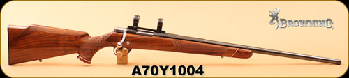 Consign - Browning - 222Rem - Medallion - Custom re-barrel - Sako Action - Wd/Bl, 24", c/w 1" rings
