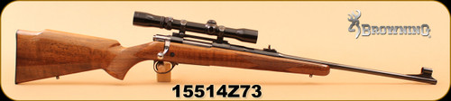 Consign - Browning - 243 - Safari - Sako Action - Wd/Bl, 22.5", c/w Redfield Widefield 2-7x Duplex