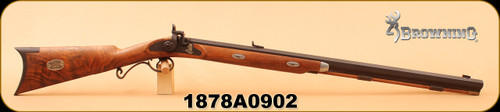 Consign - Browning - 50Cal Black Powder - Jonathan Browning Centennial Mountain Rifle - Wd/Bl, 30" Octagon Barrel - c/w custom-fit wooden case & all accessories - never fired