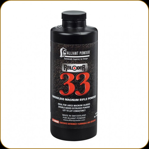 Alliant - Reloder #33 - Smokeless Magnum Rifle Powder - 1 lb