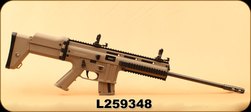 Consign - Anschutz - 22LR - MSR RX22 - Semi-Automatic Precision Rifle - Desert Tan Adjustable, Folding Stock, 18"Threaded barrel, Operational both left & right handed, Flip-up sights, c/w 2 magazines, muzzle brake - In original hard case