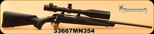 Consign - Browning - 25-06Rem - X-Bolt Composite Stalker - Bolt Action - Black composite stock/matte blued, 21" barrel, detachable rotary magazine, c/w Millet 4-16x50 scope with Illuminated Mil.Dot reticle, adjustable locking turrets